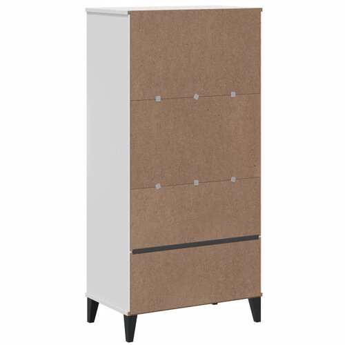  Regal za knjige VIKEN bijeli 60 x 35 x 123 cm konstruirano drvo Slike
