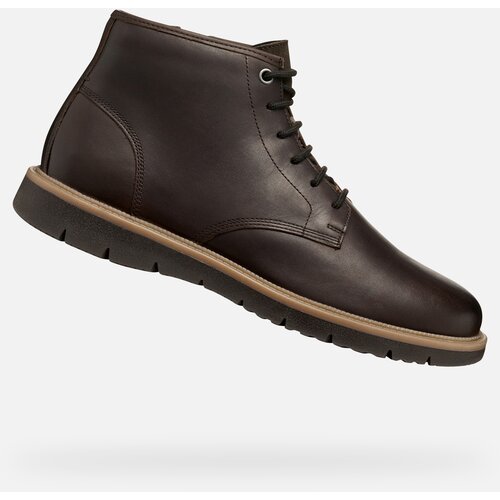 Geox Dark brown men&amp;#039;s ankle boots Pove - Men&amp;#039;s Slike