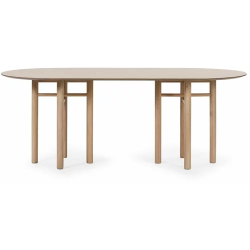 Teulat ovalni blagovaonski stol Junco, dužine 200 cm