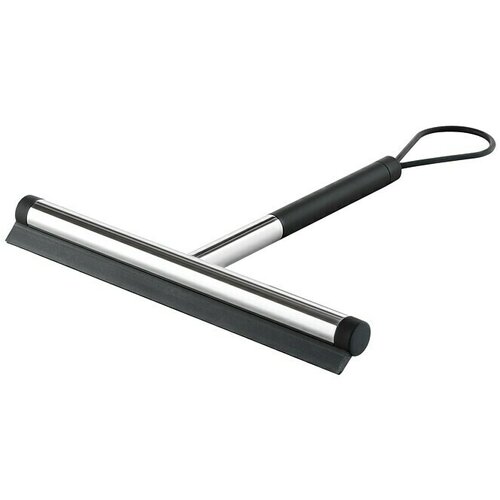 Zack Brisač stakla za kupaonicu i tu&amp;scaron; kabinu (Duljina: 23 cm, Plemeniti čelik-crne boje, Sjaj) Slike
