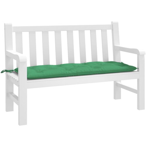 The Living Store Blazina za vrtno klop zelena 120x50x7 cm oxford tkanina - Blazina Za Vrtno Klop, (21657146) Cene