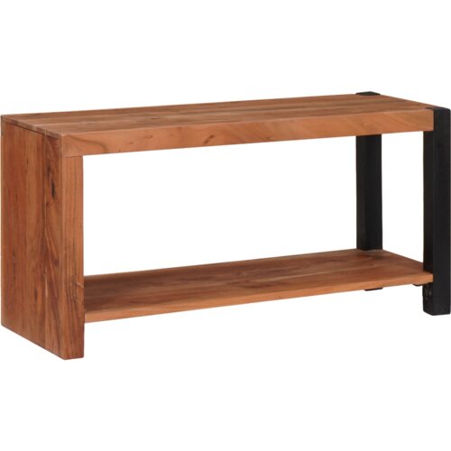 VidaXL Police za knjige Smeđa, Crna 80 x 30 x 110 cm Slike