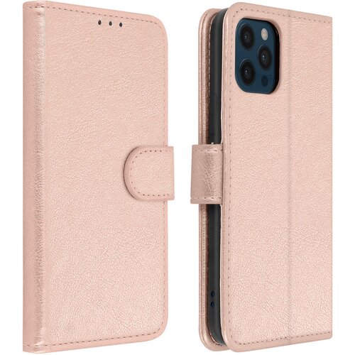 AVIZAR Folio Case iPhone 12 Pro Max z držalom za kartico - roza guba, (20616952) Cene
