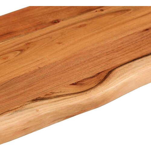 VidaXL stolna ploča 140x40x3,8 cm pravokutna bagremovo drvo živi rub Slike