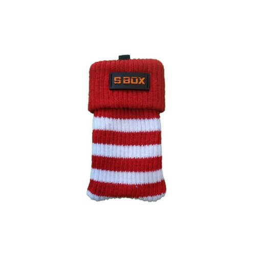  Čarapica za mobilni telefon SBOX MCF-S12 crveno-bijela 65x100mm Slike