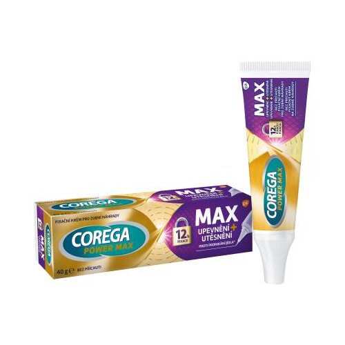 Corega Power Max Fixing + Sealing krema za pričvrstitev 40 g unisex Slike