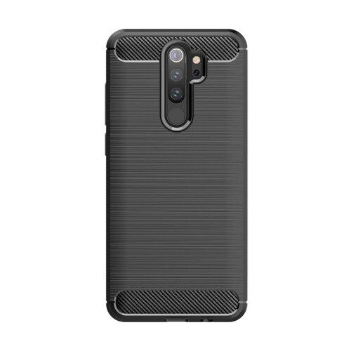  ovitek za Xiaomi Redmi 9 - mat carbon črn Slike