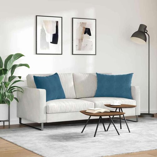 VidaXL jastučići za sofu 2 pcs plava 70 x 50 cm kordura tekstil Slike
