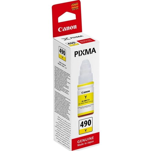 Canon ČRNILO RUMENO STEKLENIČKA GI-490Y ZA G1400, G2400, G3400, G4400 70ML 7.000 STRANI 0666C001AA Cene