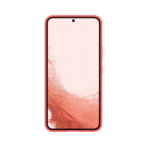Samsung galaxy S22 silicone cover coral Slike