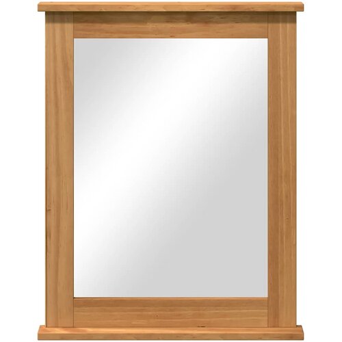  Ogledalo VIGO Medeno smeđa 55,5 x 5 x 70 cm Masivna borovina Slike