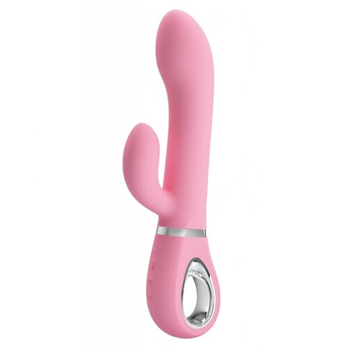 Pretty Love Ternence Vibrator, 12 modova vibracije, 4 moda rotacije, Roze Slike