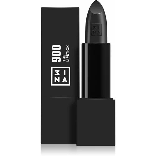 3INA The Lipstick šminka odtenek 900 - Black 4,5 g
