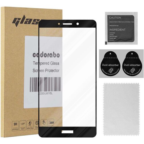  huawei mate 9 LITE/GR5 2017/Honor 6X - za&scaron;čitna folija za transparentna s črno barvo - za&scaron;čitno steklo s kaljenim zaslonom s trdo, (20604712) Cene