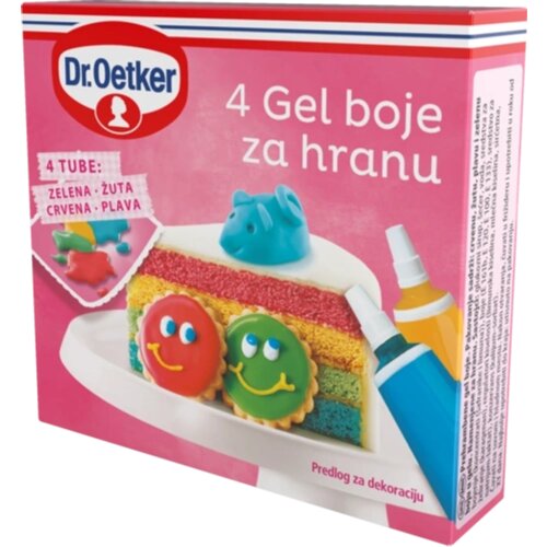 Dr. Oetker 4 gel boje za hranu 40g Cene