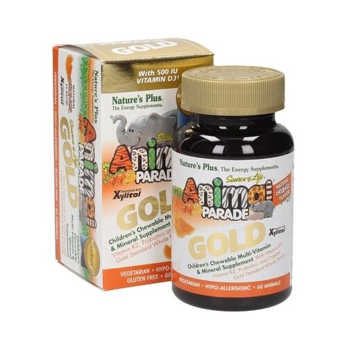 Nature's Plus Animal Parade GOLD Multivitamin trešnja - 60 žvak. tabl. Cijene
