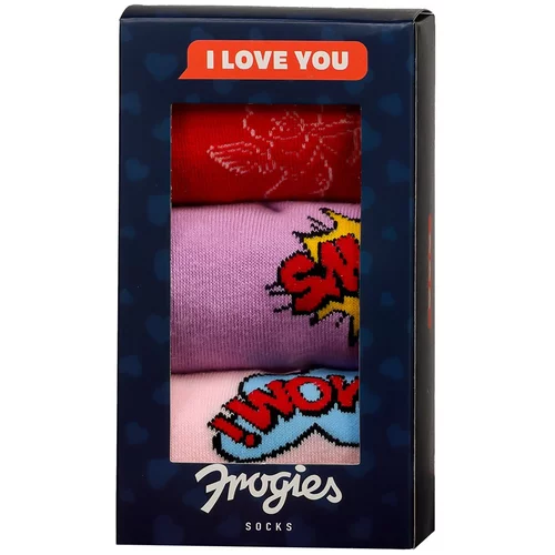 Frogies Women's socks I Love You 3P