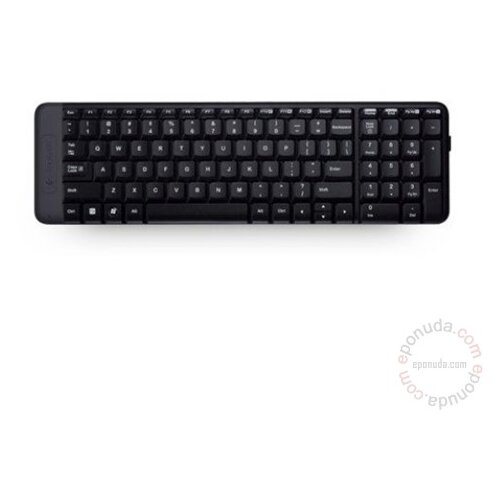 Logitech USB US K230 Cordelss Black tastatura Slike