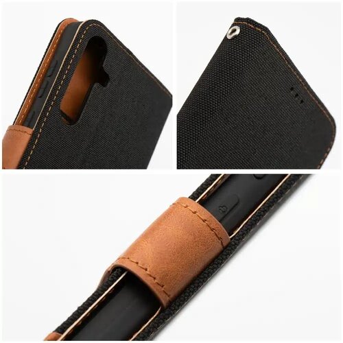 Oem JEANS book-style preklopna maska za Samsung Galaxy A16 5G crna Slike