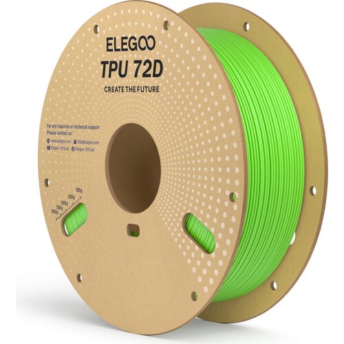 Elegoo TPU 72D Green - 1,75 mm / 1000 g Slike