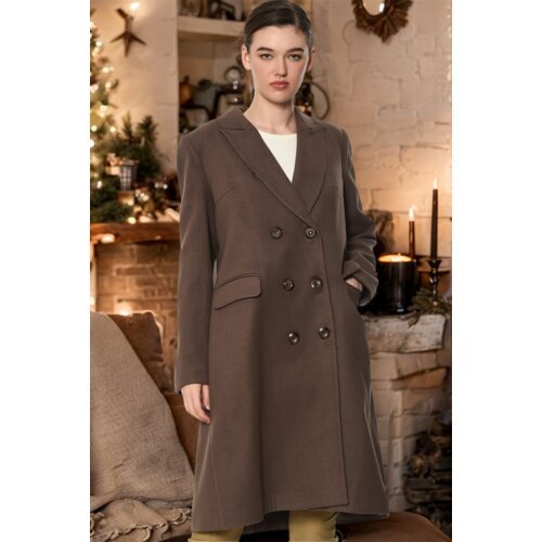 Dewberry Z6620 WOMEN&amp;#039;S COAT-DARK VISION Slike
