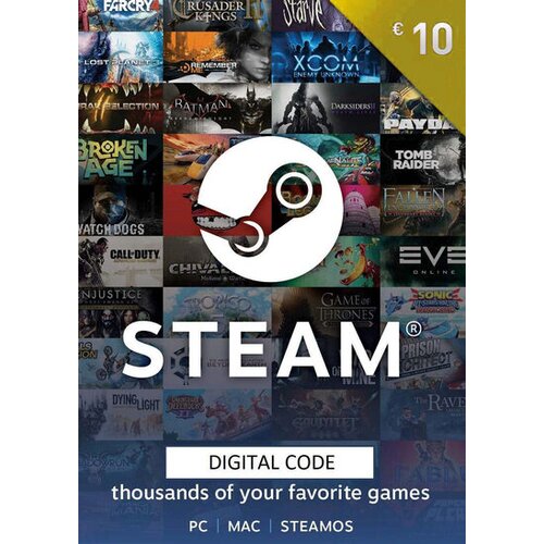 Steam Wallet Gift Card 10 EUR Key EUROPE Cene