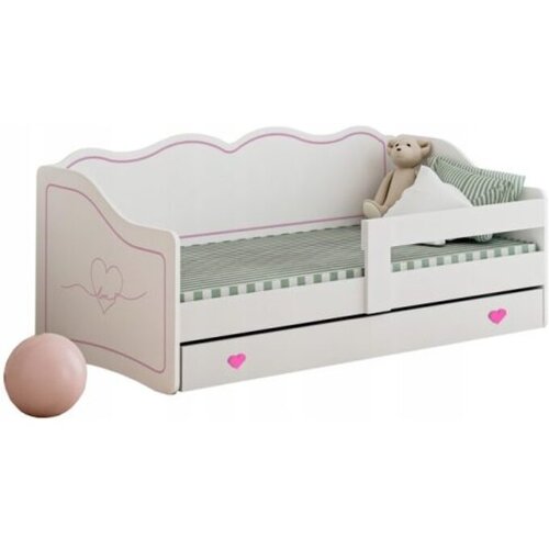 Happy_babies Krevet Royal 160x80cm sa fiokom- Love Slike