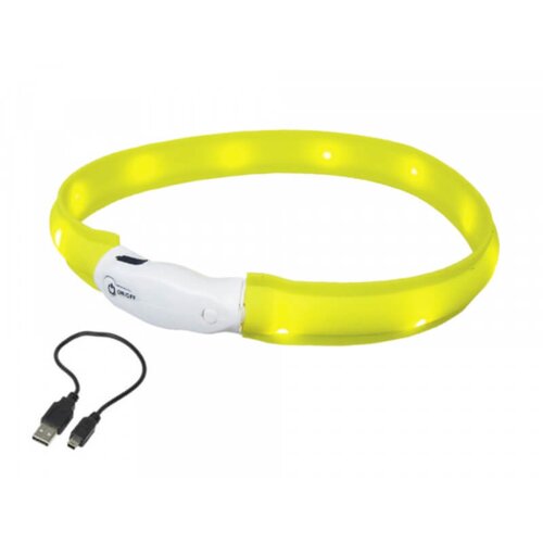 Nobby varnostna led ovratnica visible, rumena - različne velikosti 70 cm Cene
