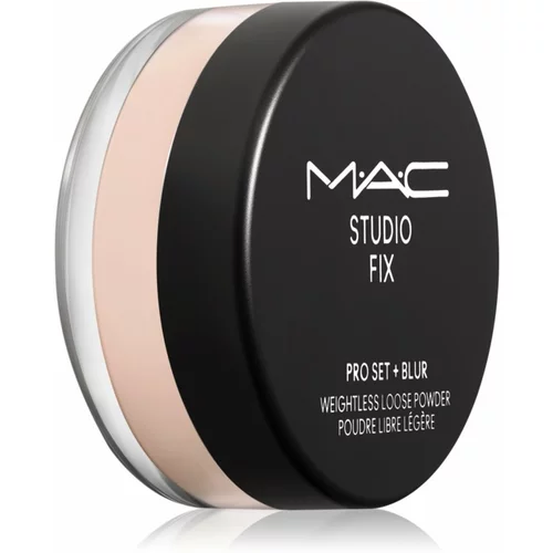 MAC Cosmetics Studio Fix Pro Set + Blur Weightless Loose Powder matirajoči fiksirni puder odtenek Dark 6,5 g