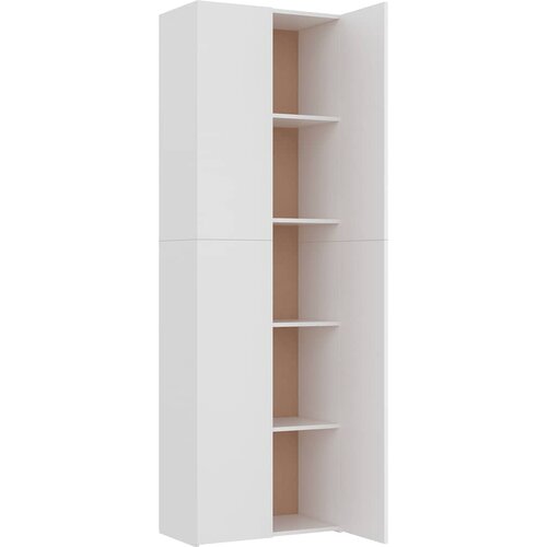  Uredski ormarić bijeli 60 x 32 x 190 cm konstruirano drvo Slike
