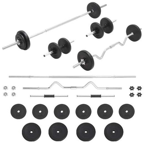  Set dvoručnih i jednoručnih utega 30 kg Cene