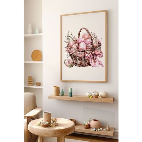 WALLXPERT Arteastermodel48-5070 Vi&scaron;enamenska Dekorativna Slika u Ram Cene