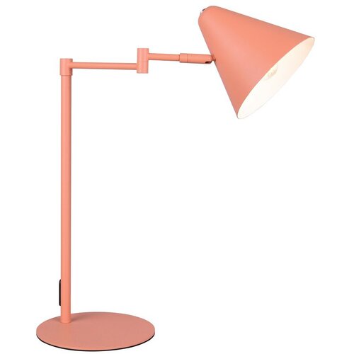  Oranžna namizna svetilka z upogljivo konstrukcijo (vi&amp;scaron;ina 50,5 cm) Cosima &amp;ndash; Slike