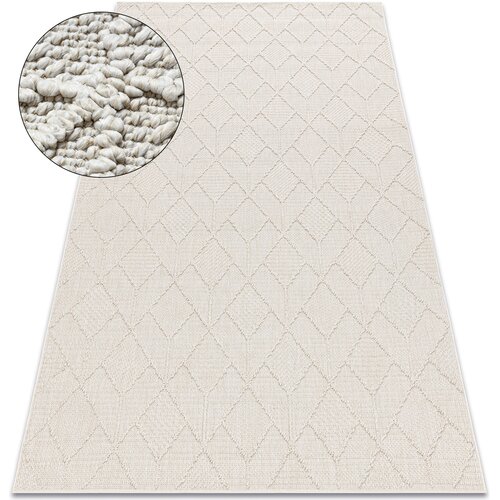 RugsX Preproge Preproga JERSEY 19231 krem - Geometrična struktur 140x190 cm Bež Cene