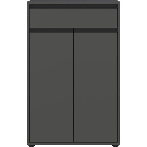 Germania Antracitno sivi visok kupaonski ormarić 63x98 cm Lemont &amp;ndash; Slike
