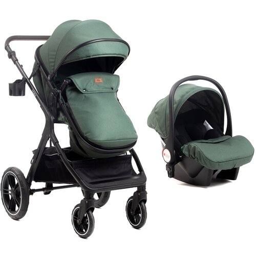 Bbo 2U1 KOLICA ZA BEBE (X1) DORY SET - GREEN Cene