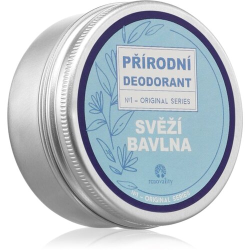Renovality Original Series Natural Deodorant trdi dezodorant z vonjem Fresh Cotton 50 ml Cene