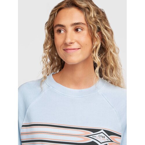 O&amp;#039;neill Sweater majica svijetloplava / pastelno crvena / crna Slike