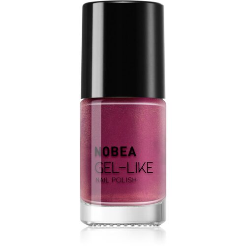 NOBEA Metal Gel-like Nail Polish lak za nohte z gel učinkom odtenek Pearl cherry #N55 6 ml Cene