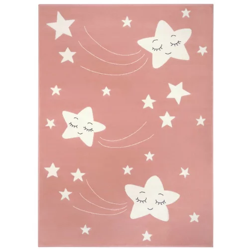 Hanse Home dječji ružičasti tepih Adventures Stardust, 120 x 170 cm