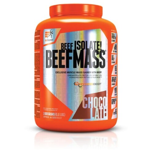ExtriFit Gejner Beef Mass, Čokolada, 1500g Slike