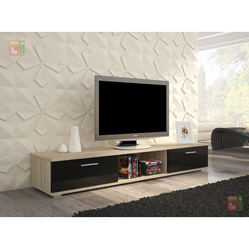 ADRK Furniture TV regal Sella visoki sijaj v različnih barvnih kombinacijah Slike