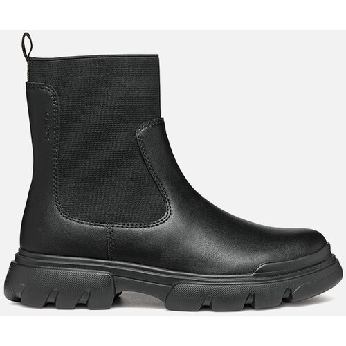 Geox Black Girls Ankle Boots Junette - Girls Slike