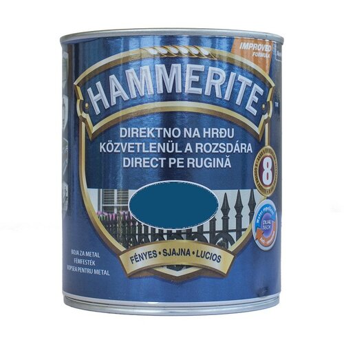 HAMMERITE Lak za kovino Hammerite Sijaj (750 ml, moder) Cene