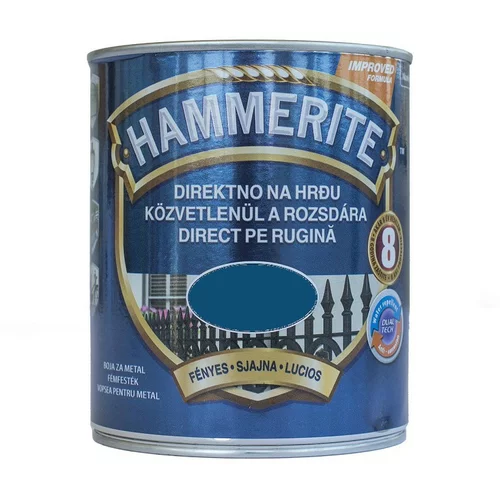 HAMMERITE Lak za kovino Hammerite Sijaj (750 ml, moder)