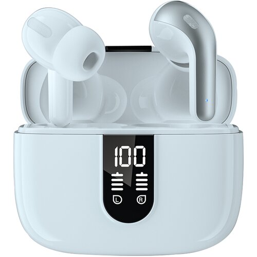 Venisymlis Prave brezžične slu&amp;scaron;alke Bluetooth z LED zaslonom in etuijem za polnjenje, za v uho, (22102247) Slike