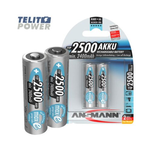 Ansmann punjiva NiMH 1.2V 2500mAh AA / HR6 Tip 2500 ( cena po komadu ) ( 4014 ) Slike
