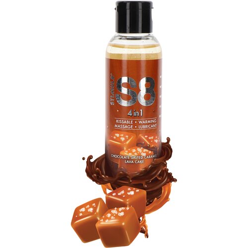 Stimul8 4in1 Dessert Kissable Warming Massage Lubricant Chocolate Salted Caramel Lava Cake 125ml Slike