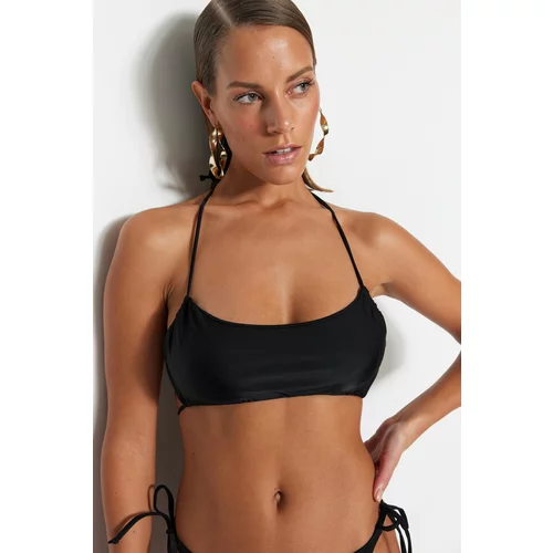 Trendyol bikini top - black - plain