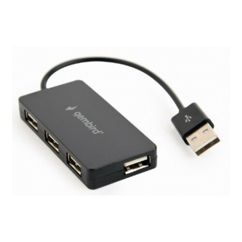 Gembird UHB-U2P4-04 USB2.0 4-port HUB, black Cene